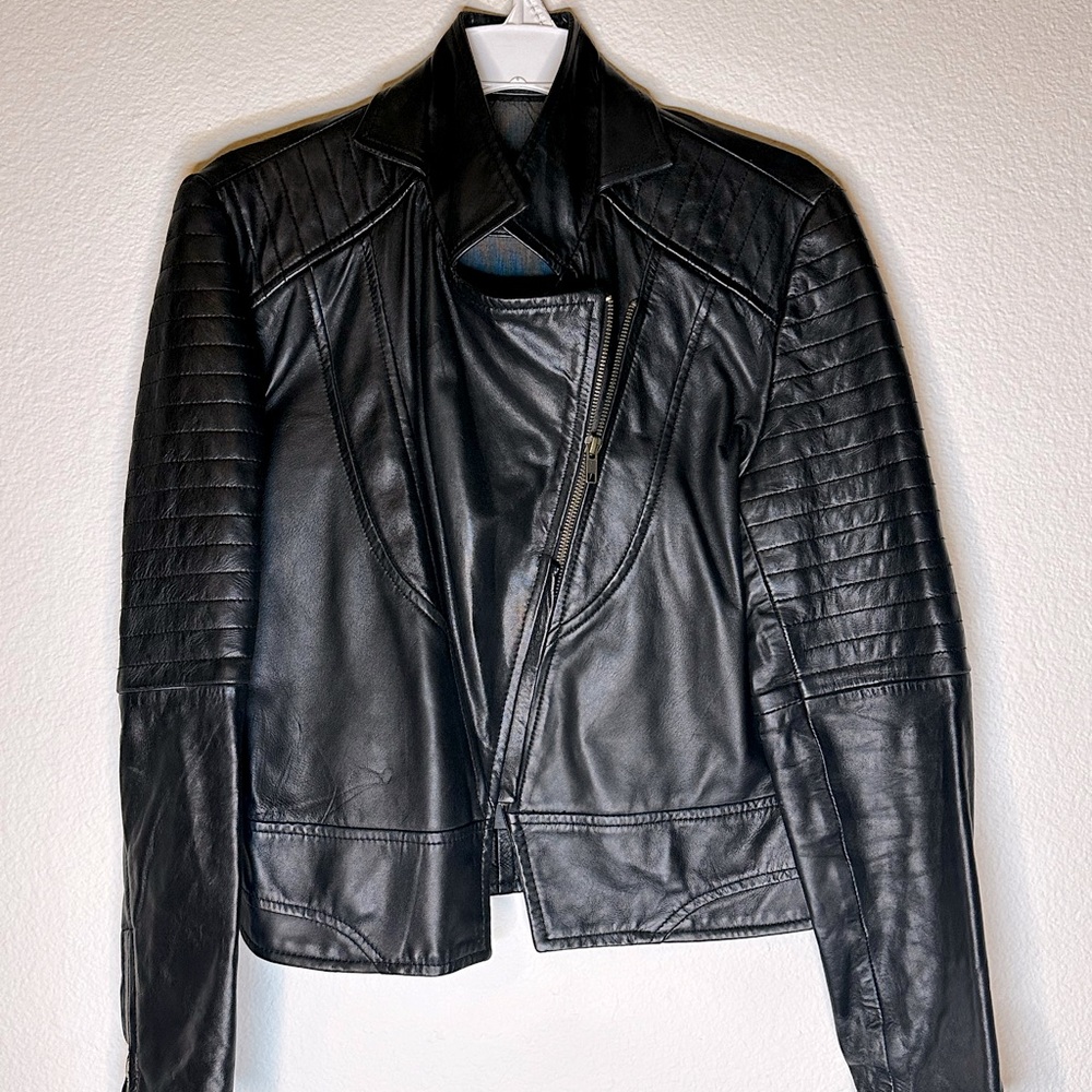 GENUINE LEATHER JACKET sz 7/8